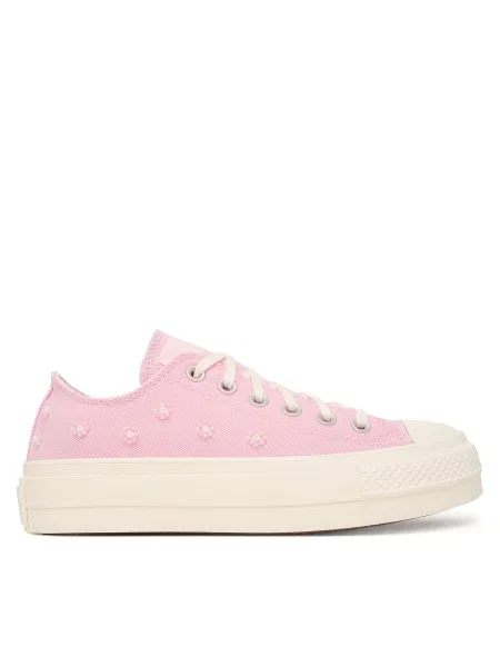 Кецове Converse Chuck Taylor All Star Lift Platform Beads розов