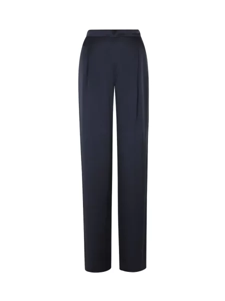 Pantaloni Max Mara din satin negru