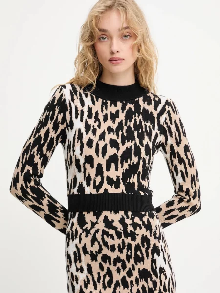 Answear.LAB sweter i spódnica beżowy