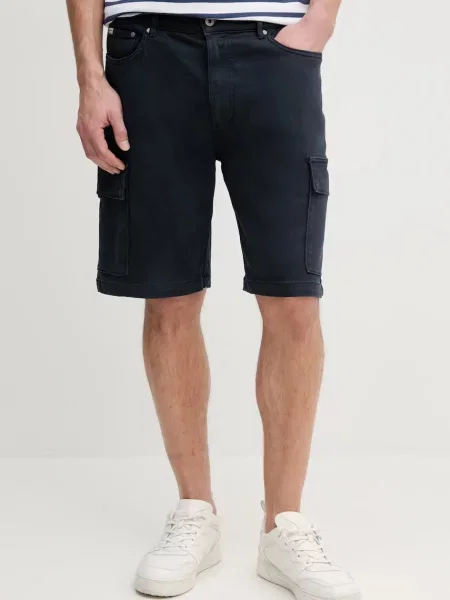 Kraťasy Pepe Jeans GYMDIGO FIVE POCKETS CARGO SHORT tmavomodrá