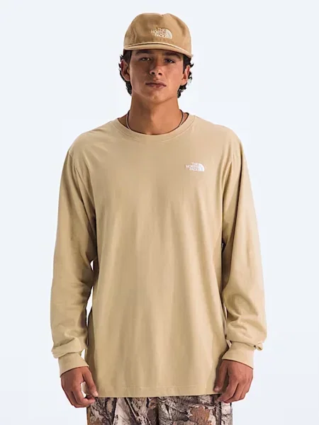 Лонгслів The North Face M EVOLUTION SIMPLE DOME REGULA бежевий
