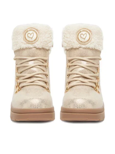 Kotníková obuv DeeZee zlatá