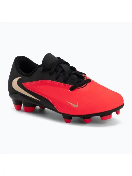 Încălțăminte de fotbal pentru copii Nike Jr. Phantom 6 Low Club bright crimson/bright crimson/black negru
