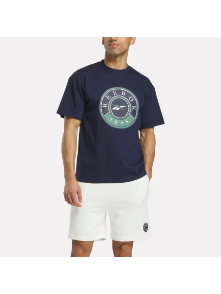 Reebok T-shirt Lawn Clubunisex Vector Navy Size: XS granatowa