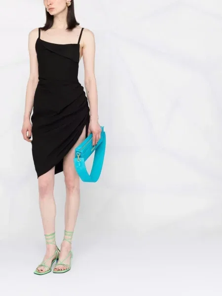 Drapiruotas kostiumas suknele Jacquemus juoda