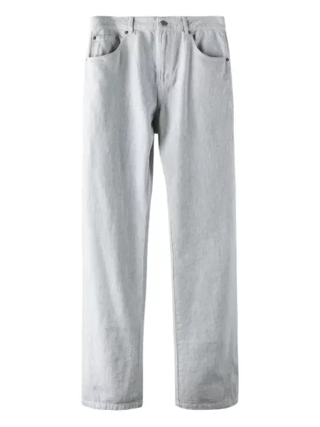 Дънки straight leg Post Archive Faction сиво