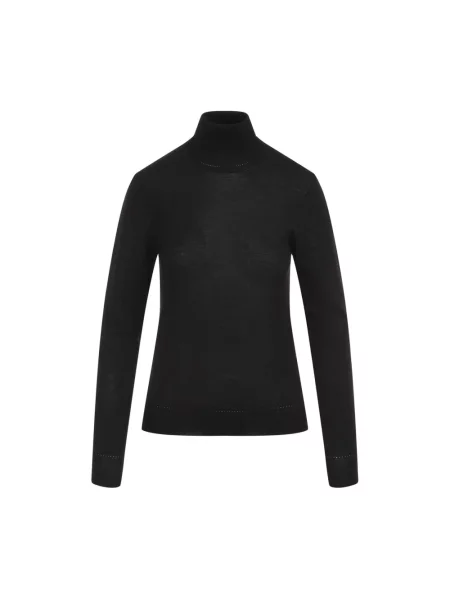 Sweter z golfem Saint Laurent czarny