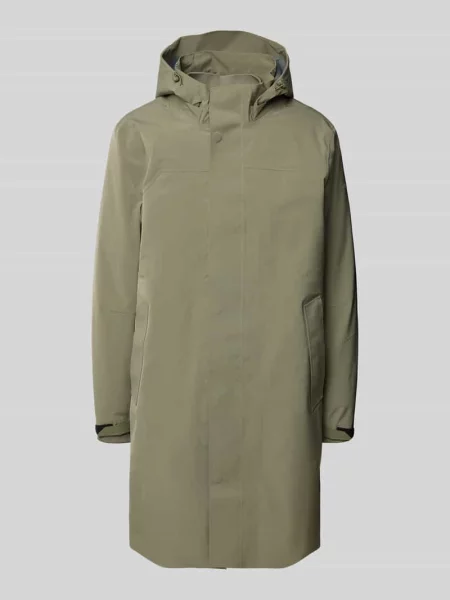 Parka z kapturem i patkami na rękawach Ck Calvin Klein