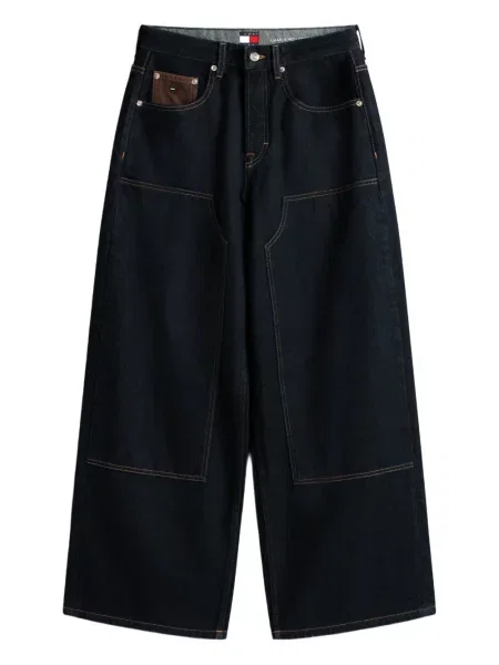 Pantaloni Tommy Jeans albastru
