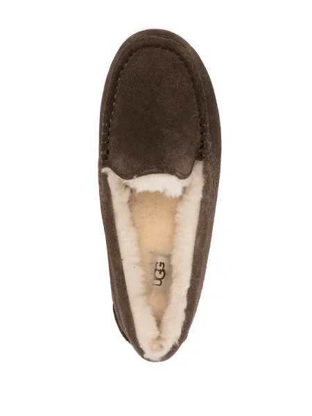 Pantofi loafer Ugg din piele de oaie maro