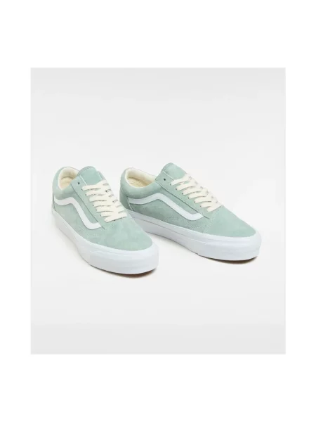 Sneakersy Vans Old Skool skórzane niebieskie