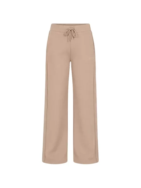 Pantaloni Guess alergare cu cordon maro