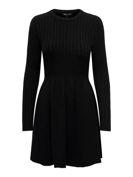 ONLY Rochie tricotat ONLFia' negru