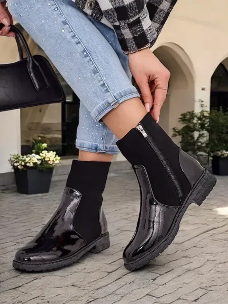 Botine Resti clasici negru