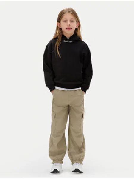 Calvin Klein Jeans Džemperis Embro Logo M juoda