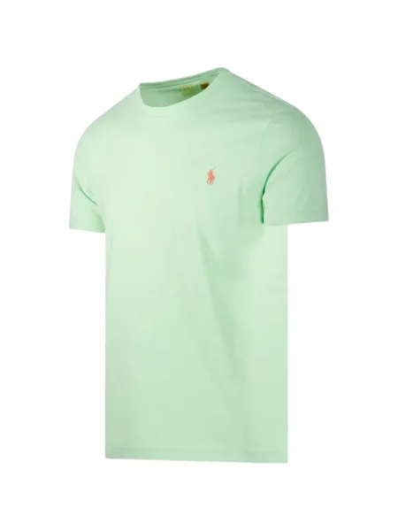 Пуловер Polo Ralph Lauren с автограф с връзки с кръгло деколте синьо