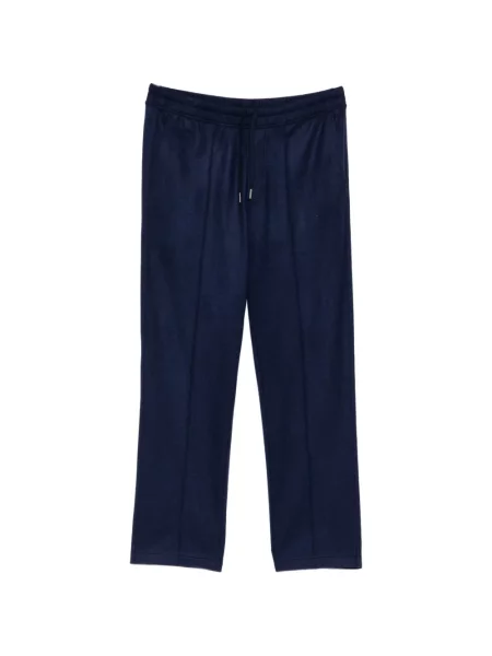 Pantaloni sport Tom Ford din cașmir albastru