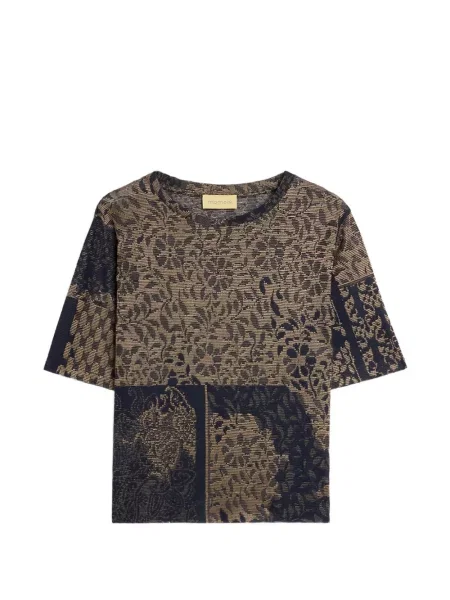 Tricou Momoni din jerseu albastru
