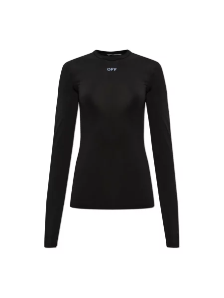 Top Off-white z logo biały