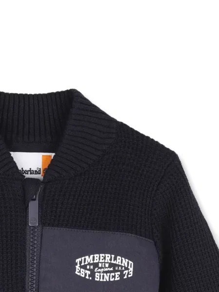 Dětské kardigan Timberland modrý