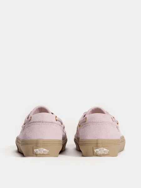Кожаные мокасины Vans розовые