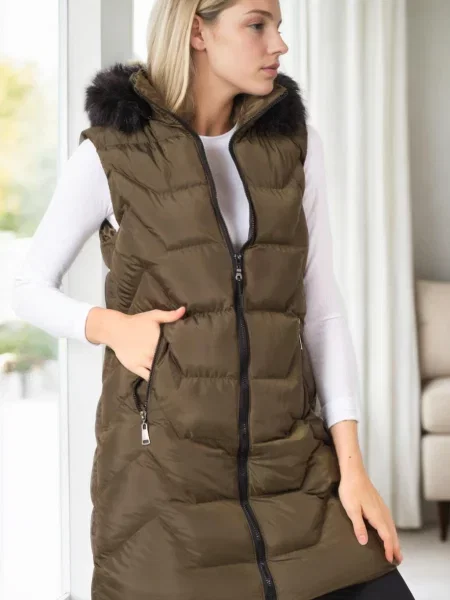 Prsluk Dewberry kaki