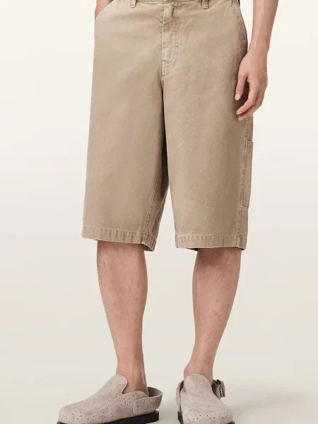 AllSaints pantaloni scuți cargo pentru bărbați din JACKSON bej