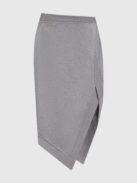 Асиметрична спідниця з логотипом The Attico сіра