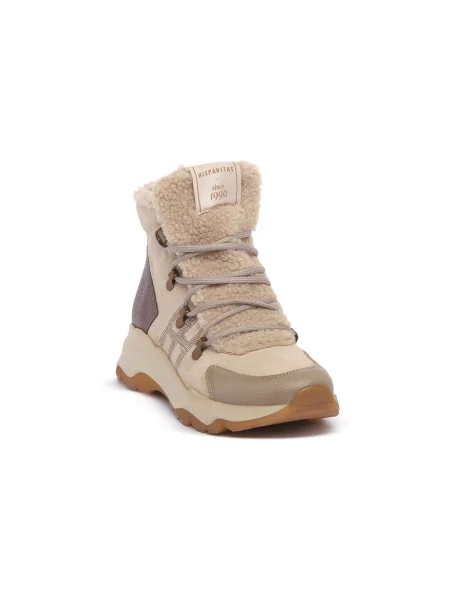 Pantofi Hispanitas din velur alb