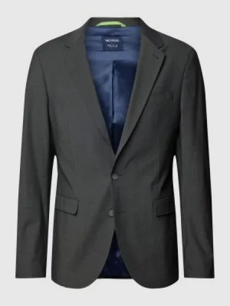 Marynarka na 2 o kroju slim fit z kieszenią z patką Mcneal
