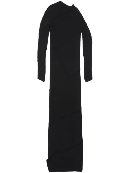 Rochie maxi Balenciaga de costum negru