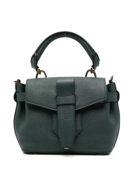 Geantă shopper Lancel din piele verde