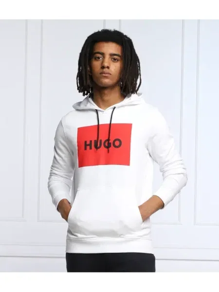 HUGO Hanorac alb