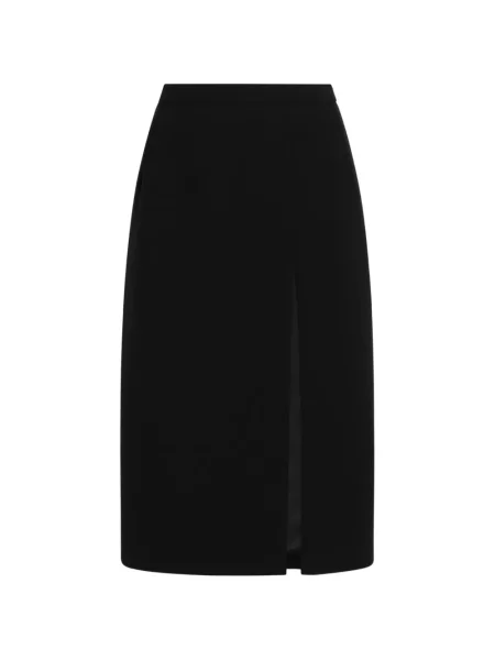 Fustă Dolce & Gabbana de lână negru