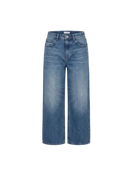 Szerokie jeansy Icon Denim niebieskie