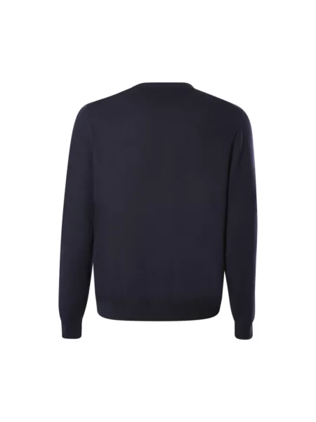 Sweter Etro wełniany z logo niebieski