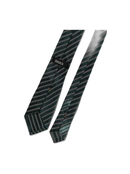 Krawat Zegna zielony