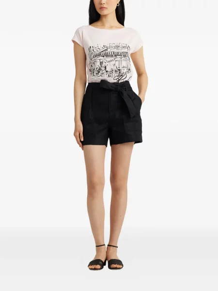 Μπλούζα Lauren Ralph Lauren με σχέδιο ροζ