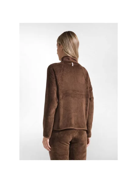 Geacă Deha din fleece maro