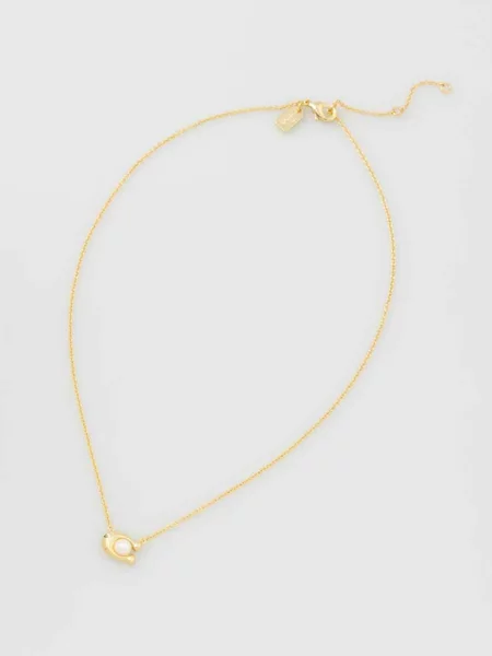 Колие Coach златист