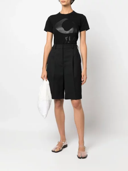 Raštuotas marškinėliai Comme Des Garçons Play juoda