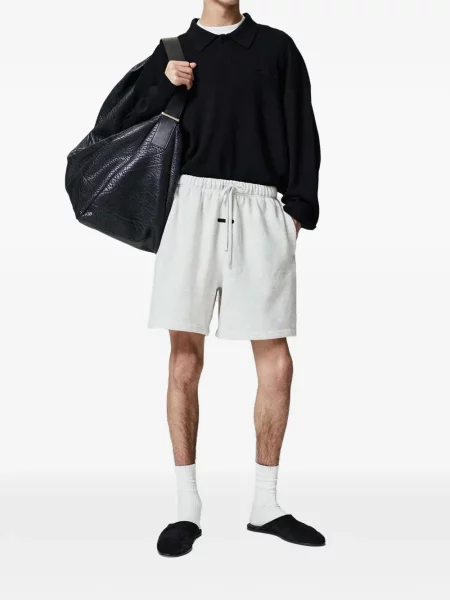 Șnur de strângere pantaloni scurți Fear Of God Essentials gri