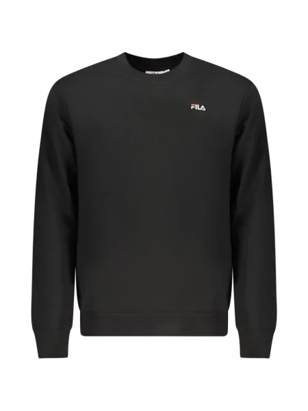 Pulover Fila cu broderie negru