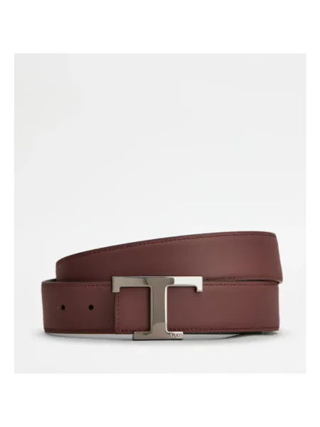 Pasek Tod's skórzany czarny