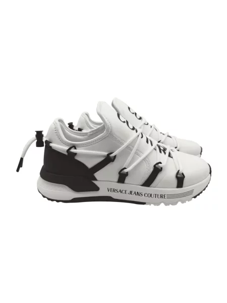 Sneakersy Versace Jeans Couture z nadrukiem białe