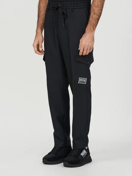 Брюки Versace Jeans Couture черные