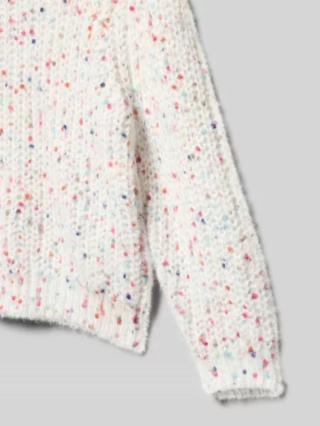 Sweter z dzianiny o kroju regular fit ze wzorem na całej powierzchni model ‘LUDI’ Only