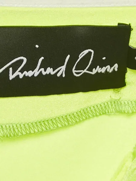 Μίντι φόρεμα Richard Quinn με βολάν πράσινο