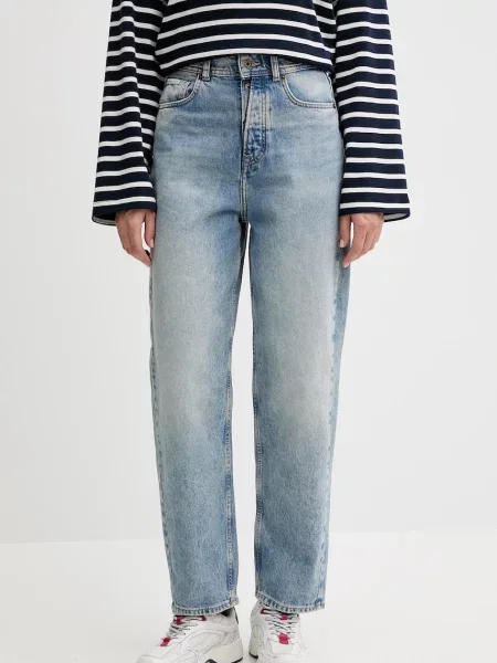 Pepe Jeans jeans high waist albastru