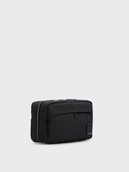 Косметичка Calvin Klein с принтом черная